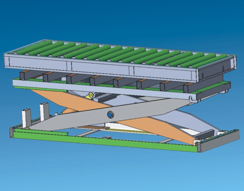 滾筒式升降臺  滾筒式升降臺